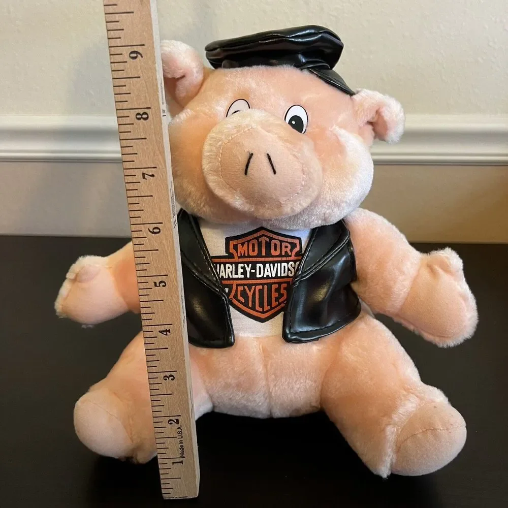 1993 Harley Davidson Plush Stuffed Hog Pig Animal Biker‎ 9